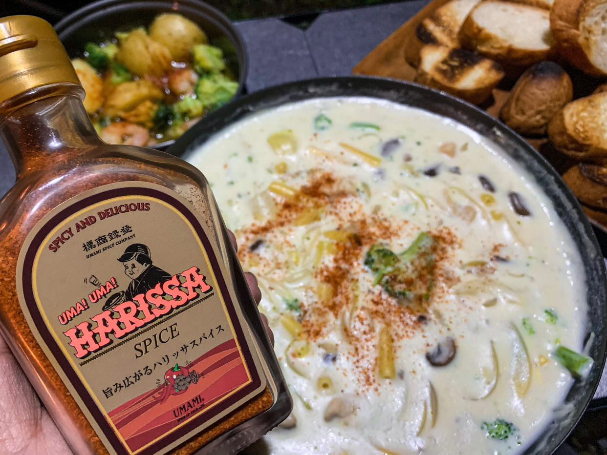 【UMAMI ３兄弟】「THE ULTRA UMAMI SPICE」「Wahoo! BBQ SAUCE」「UMA! UMA! HARISSA」 合計3本セット
