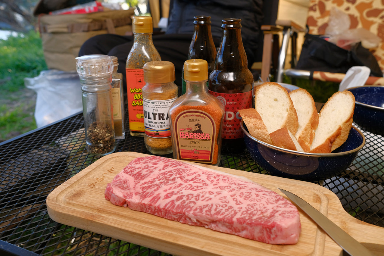 【UMAMI ３兄弟】「THE ULTRA UMAMI SPICE」「Wahoo! BBQ SAUCE」「UMA! UMA! HARISSA」 合計3本セット